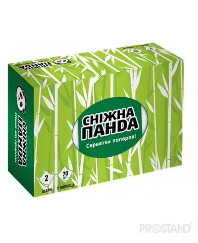 PANDA Салфетки косметические 2 слоя 70штук 1/30