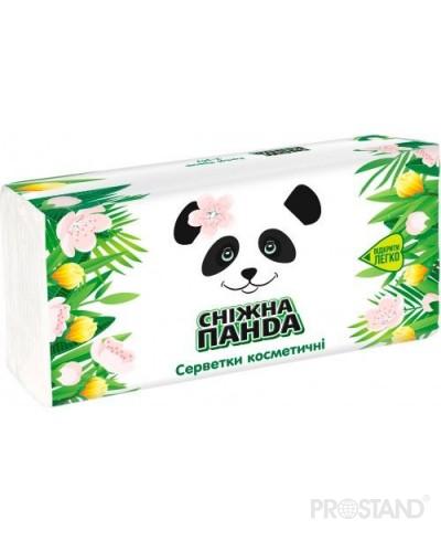 PANDA Салфетки косметические в полиэтилене 2 слоя 150 штук 1/40