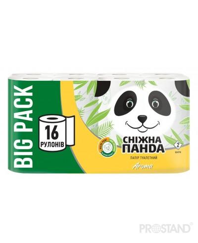 PANDA Туалетная бумага Aroma 2 слоя 16 рулона 142 лист 17,75м 1/4