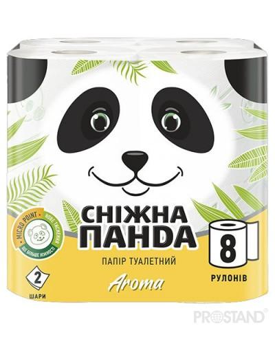 PANDA Туалетная бумага Aroma 2 слоя 8 рулона 150 лист 18,75м 1/8