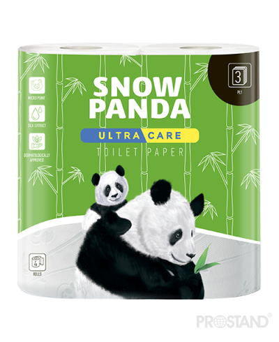 PANDA Hirtie igienica Ultra Care 3str. 4 role 140foi 17.5m