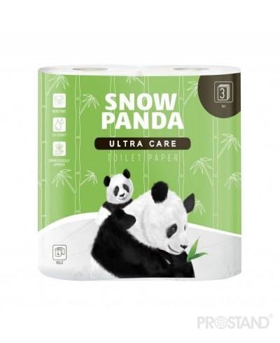 PANDA Туалетная бумага Ultra Care 3 слоя 4 рулона 140 лист 17,5м 1/16