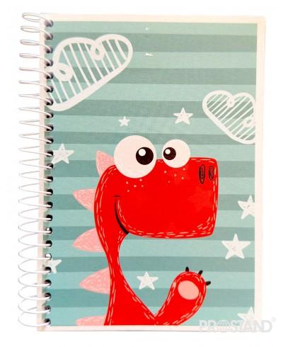 PROSTAND Blocnot cu spirală laterală metalica A6, 60 foi PR-A6-BMS-60 1/12/192