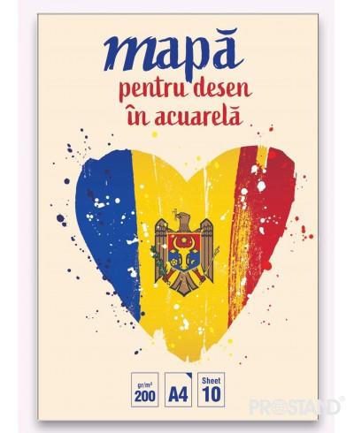 PROSTAND Папка для рисования акварелью 10 л A4 PR-A4-MAQ /5/25