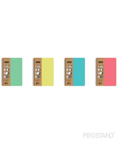 PROSTAND Тетрадь на спирали A5 120 л. на 4 раздела PR-A5-120F-4-SEC /12/36