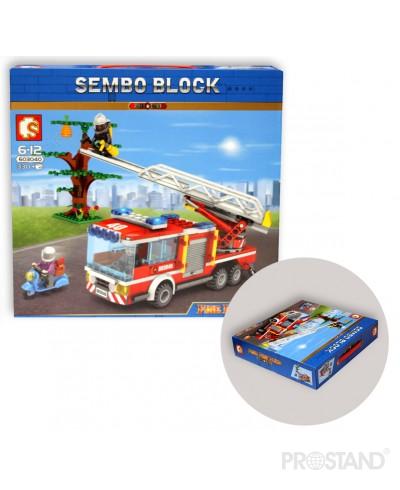 Sembo Block Пожарная машина конструктор пластиковый 330+ шт 603040 1/18