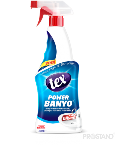 TEX Активная пена для очистки известкового налета и ржавчины ванны BANYO 750мл /4501 /12