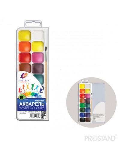 Акварель Классика 16 цв. с кисточкой 19С 1291-08 Луч /28
