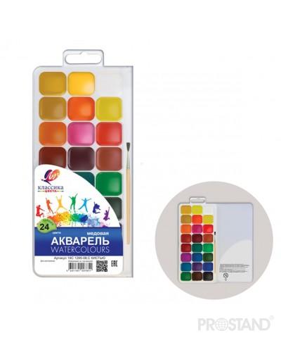 Акварель Классика 24цв. с кисточкой 19С 1295-08 Луч /21