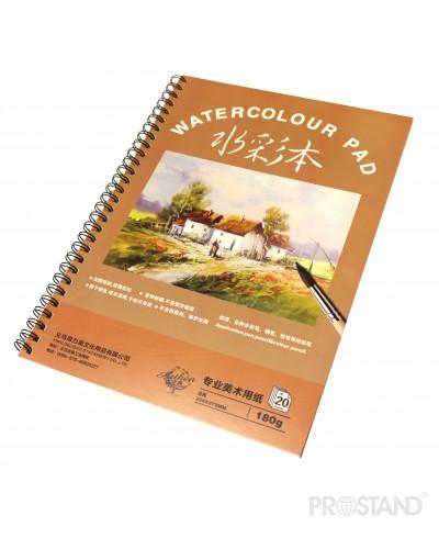 Album cu spira p/u acuarela, vertical 26*38cm 180 g/m2 20foi JMD-1307-8K