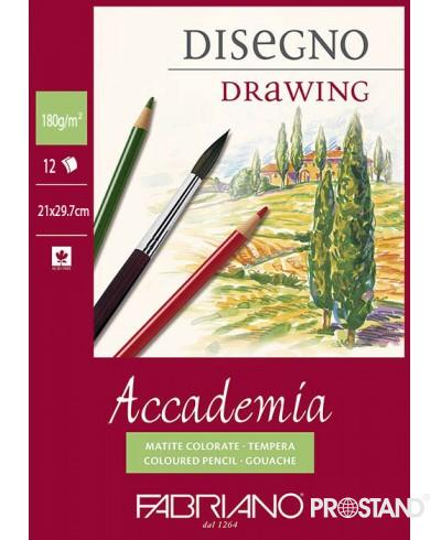 Альбом на спирали сверху для акварели A4 180 г/м2 12л DELIGAO /100