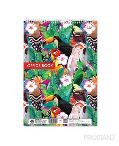 Blocnot cu spira A4, 48foi СБВ-18 Brisk