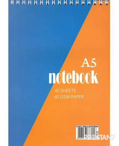 Блокнот на спирали А5, 40л Lizy PR05 1/12/336