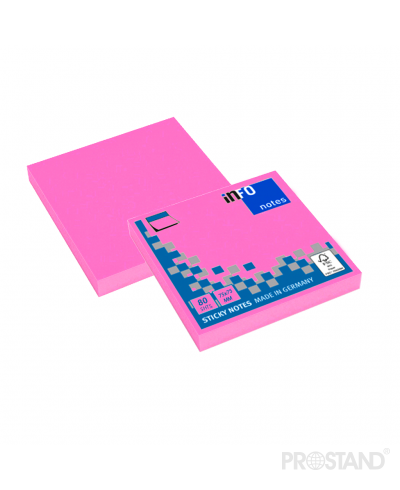 Hirtie p/u notite lipici 75x75mm 80f INFO notes 5654 1/12