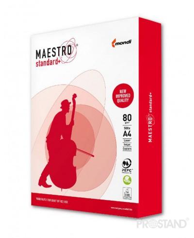 Бумага офисная А4,80g/m2,500л Maestro Standart +