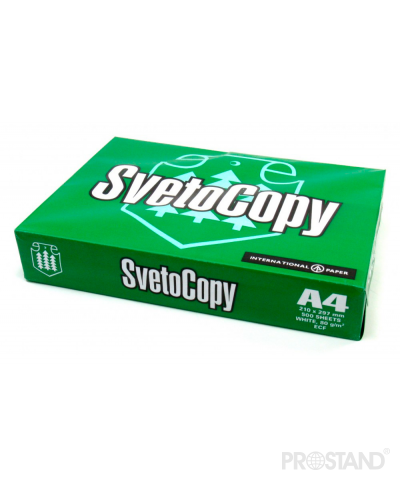 Бумага офисная А4,80g/m2,500л Svetocopy