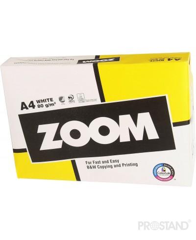 Бумага офисная A4,80g/m2 500f ZOOM Cl/C+