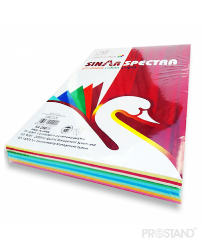 Цветная бумага A4 10 цв 250л A-250 /20