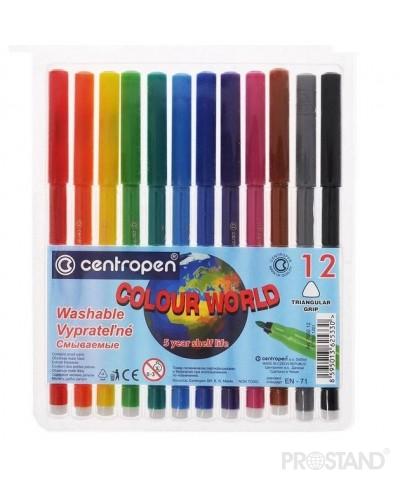 Фломастеры 12цв Centropen 7550-12 / 7790-12 /24