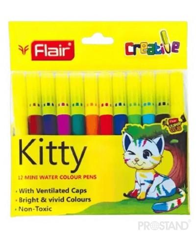 Фломастеры Мини 12 цв. FLAIR Kitty FA 8019 /20/960