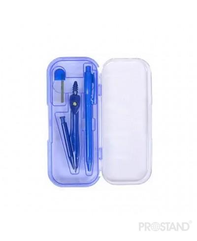 Готовальня пластиковая 7 предметов DF-3009A с механическим карандашом /12/144