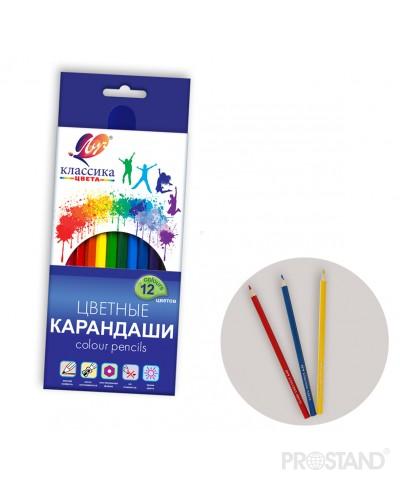 Карандаши цветные 12 цв. Классика 29С 1710-08 Луч 1/12/48