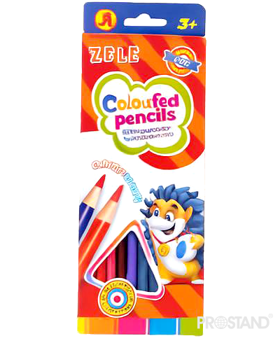Карандаши цветные 12цв. ZL-5003-12 /12/240