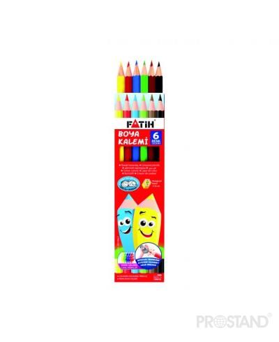 Карандаши цветные 6 цв. Fatih 34620/33106 /24/576