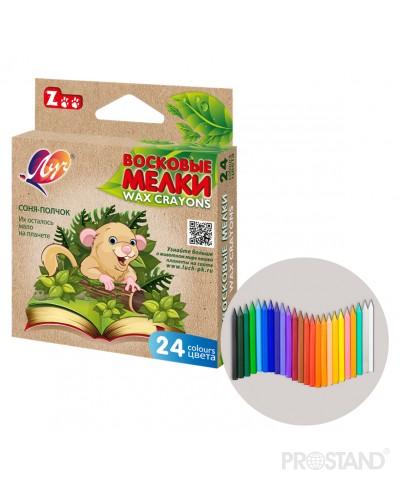 Creioane color cerate ZOO hexagon 8*90 24 cul 12C 866-08 Луч