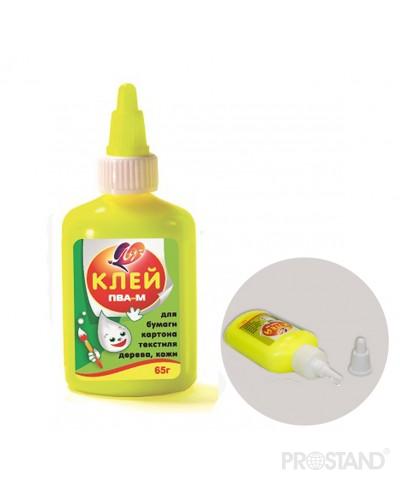 Клей ПВА -М 65 г. в желтом флаконе 20C 1352-08 Луч /55