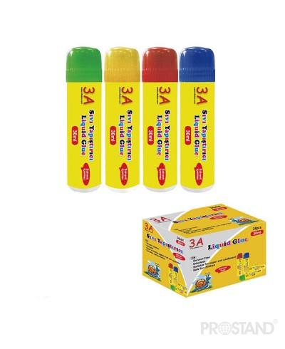 Клей жидкий с губкой 30мл 3A 913 /24/480