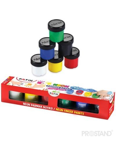Краски пальчиковые 6цв (25мл) Fatih 50021 /60