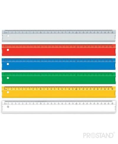 Rigla plastic 30 cm 005 ARK incolora /24