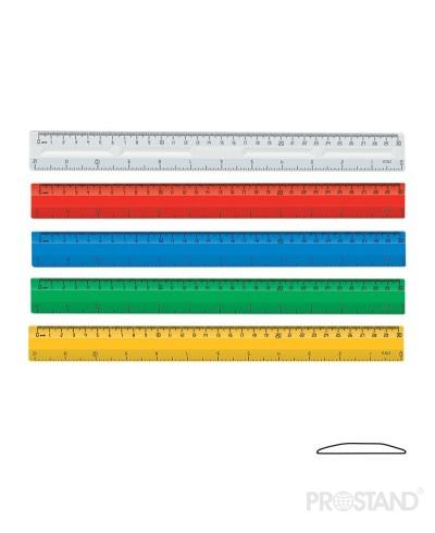 Rigla plastic 30cm incolor 600 ARK /48