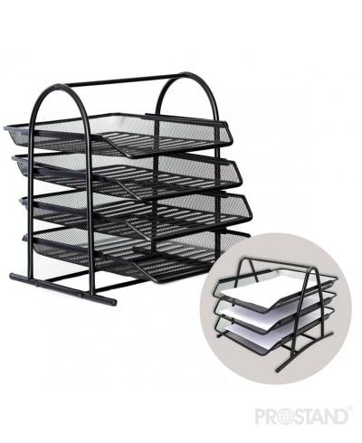 Tava p/u hirtie orizontala 4 dispart metal DG2001C