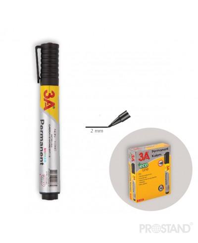 Маркер перманентный 3A 987 2мм EcoLine 1/12/720