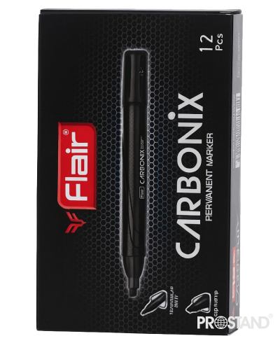 Маркер перманентный треуг. FLAIR Carbonix 1386 1/12/720