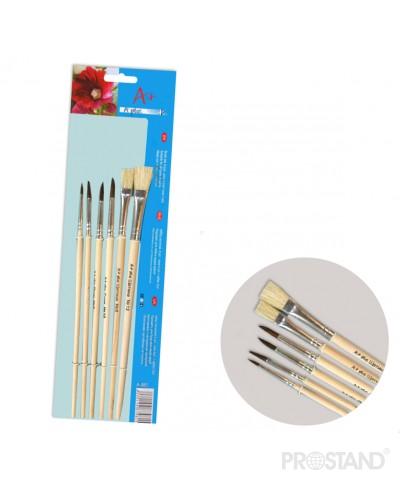 Set pensule 6buc A-981 (Poni 4+2) /24