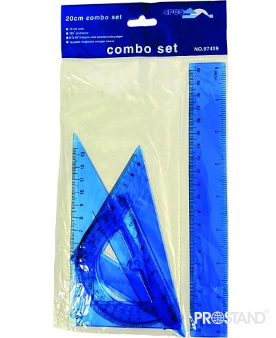 Набор линеек 4 шт (20см) 002-C / 97459 /24/576