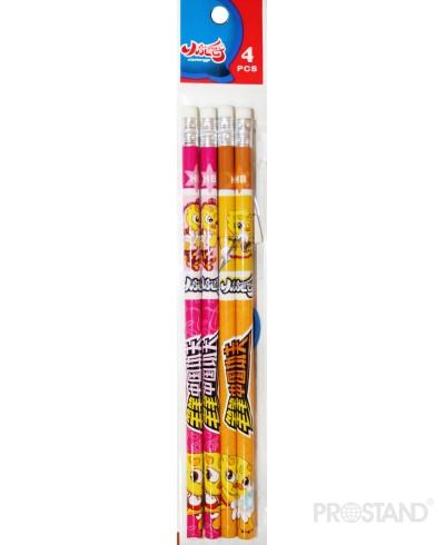 Set creion cu radiera 4 buc HB LO-504