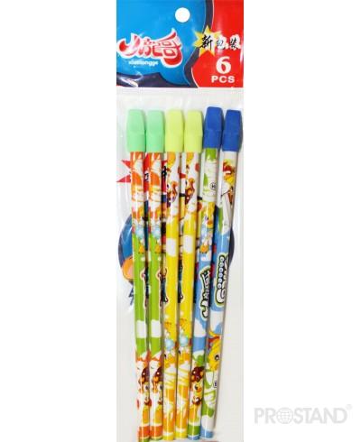 Set creion cu radiera 6 buc HB LO-513