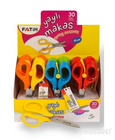 Foarfece p/u copii cu rigla 13 cm Fatih 58020