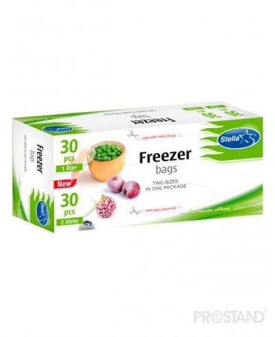 Pungi p/u congelare 1L 30buc + 2L 30buc in cutie STGB-0035
