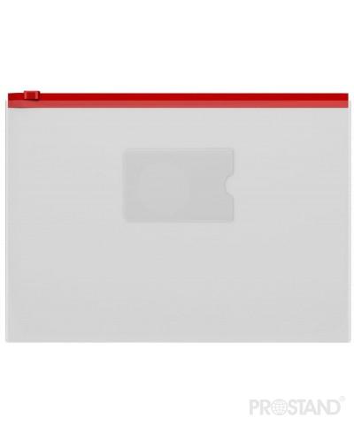 Mapa cu fermuar A4 F56 cu buzunar incolor 330*240mm