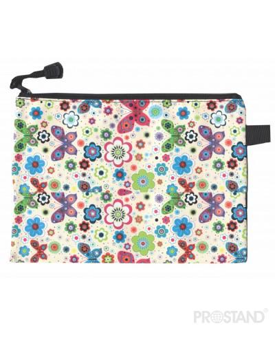 Папка на молнии с рисунком для девочек 34*22 8839-A4 1/12