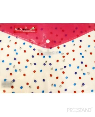 Mapa plic cu buton A4 cu desen