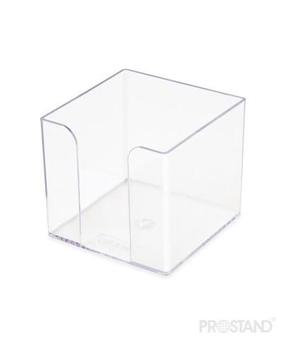 Подставка для бумаги 90x90x90 MAS 875 прозрачная /36