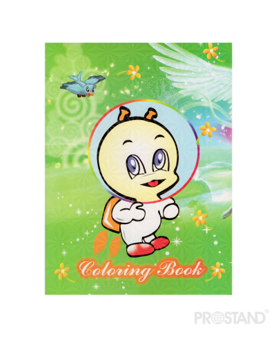 Раскраска A4 HB-1 не цветная, англ. 1/12/720