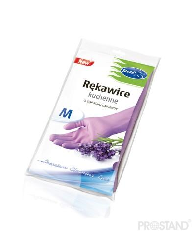 Manusi de guma cu miros de Lavanda M, R-0340