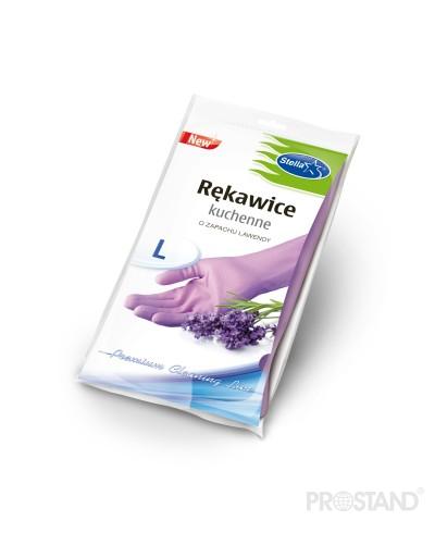 Резиновые перчатки с запахом лаванды L R-0357 /12/48